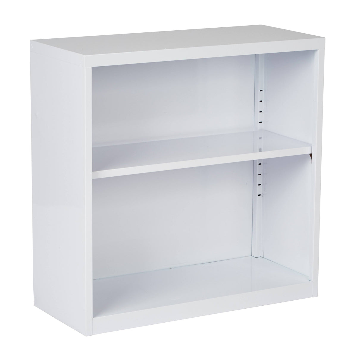 White Metal Bookcase C71916