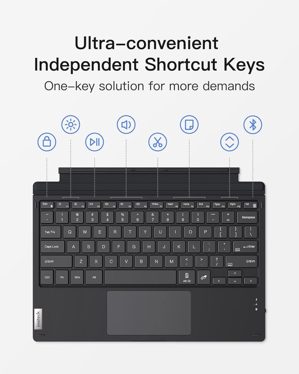 Bluetooth Keyboard Compatible with Surface Pro 7/7+/6/5/4 Pack of 2 K708