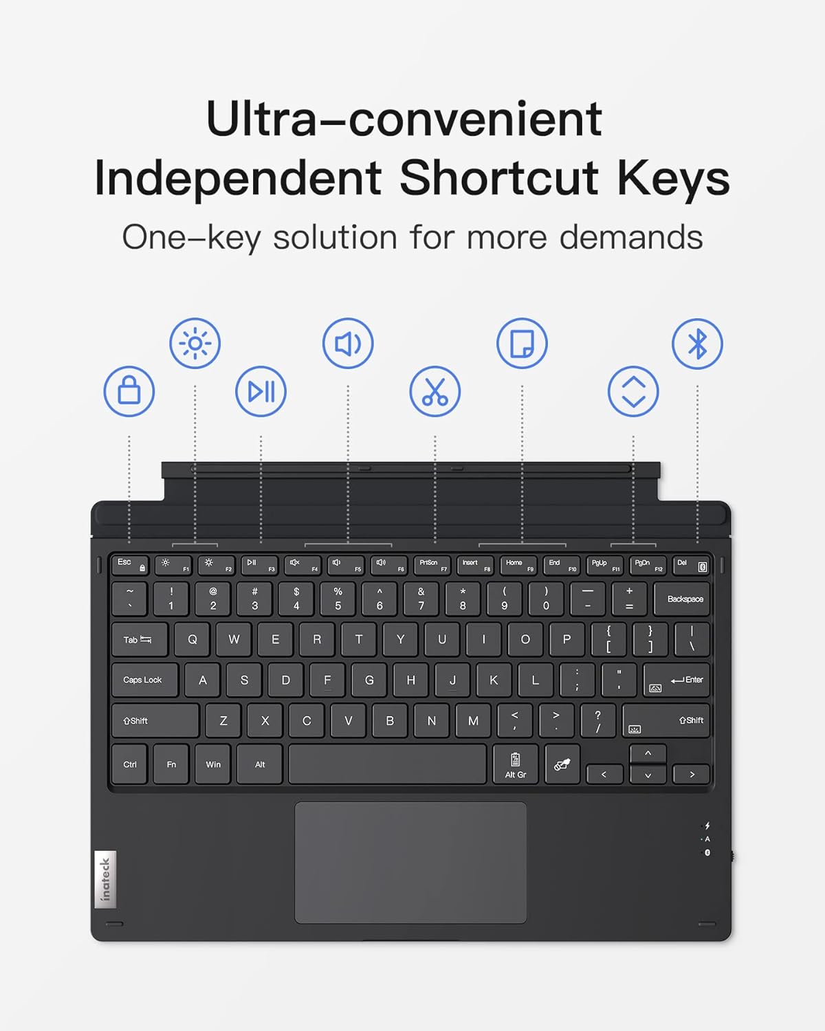 Bluetooth Keyboard Compatible with Surface Pro 7/7+/6/5/4 Pack of 2 K708