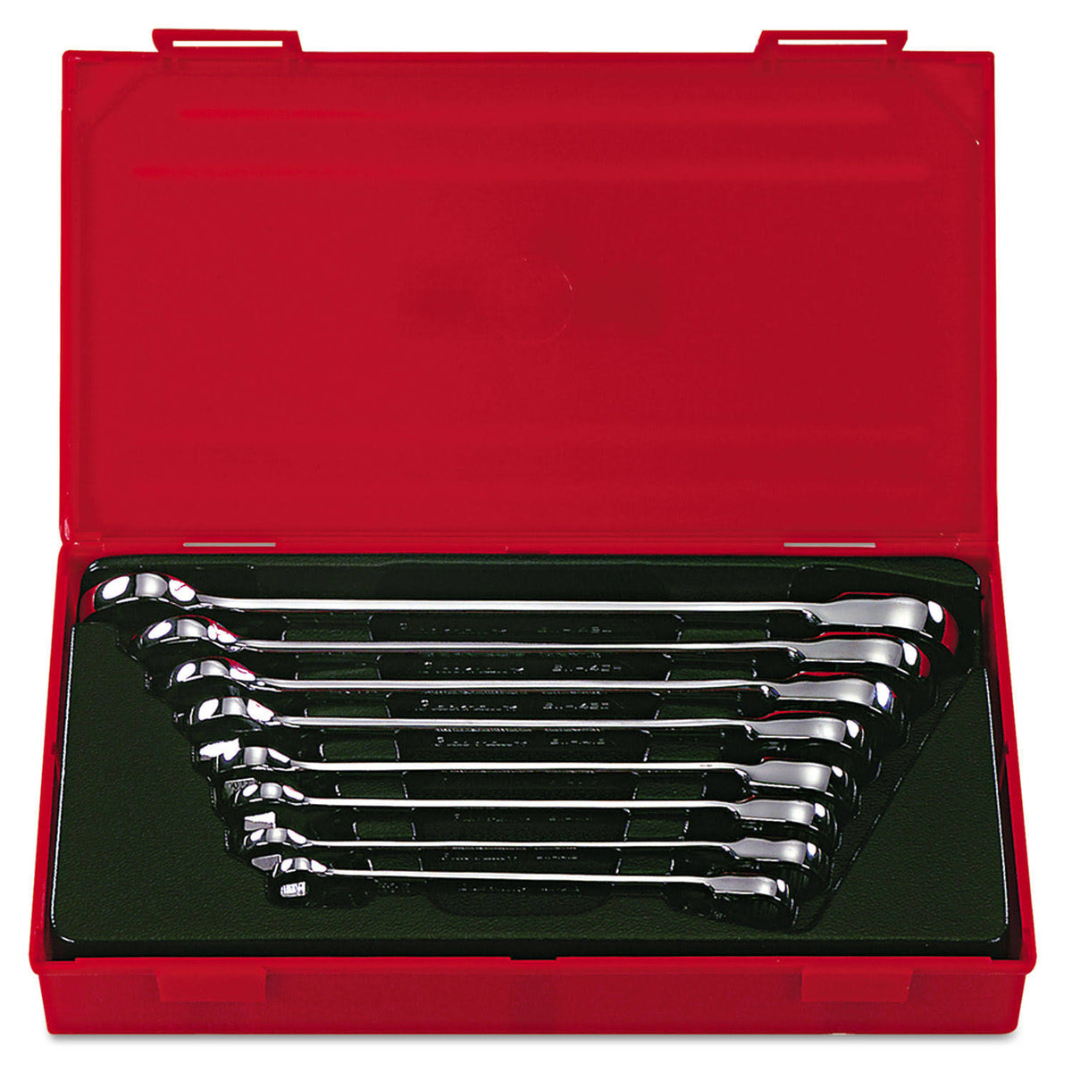 Eight-Piece Reversible Ratcheting Combination Wrench Set SAE V890