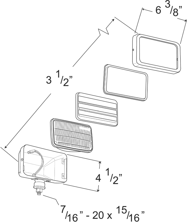Fog and Driving Lamps, pk2 O684749