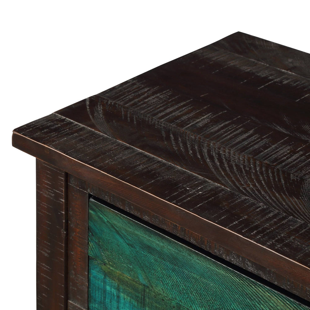 Console Table with Drawers and 2 Tiers Shelves Z174
