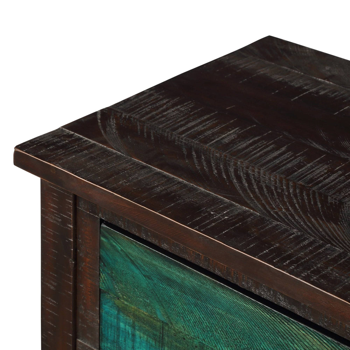 Console Table with Drawers and 2 Tiers Shelves Z174