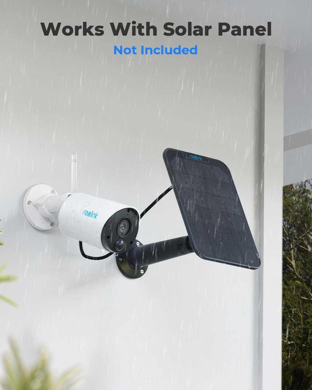 Wireless Outdoor Security Camera, 1080P HD, Rechargeable Battery Powered, 2 Pack C2022