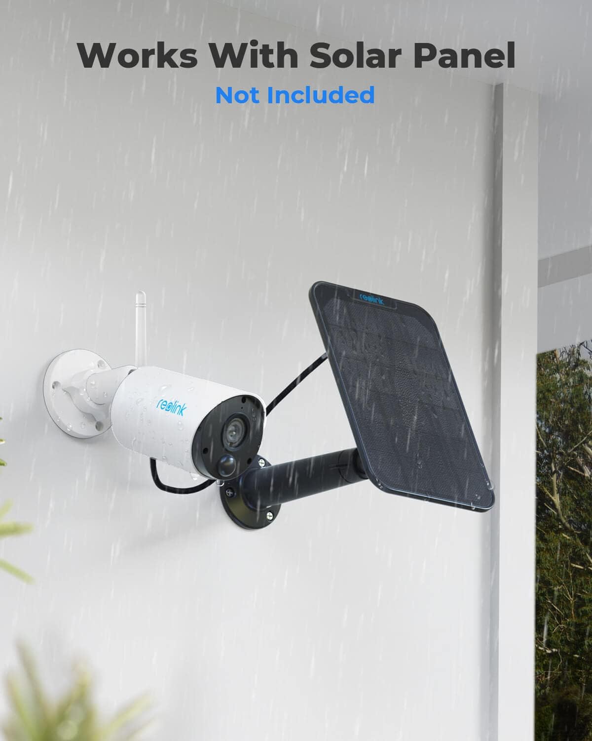 Wireless Outdoor Security Camera, 1080P HD, Rechargeable Battery Powered, 2 Pack C2022