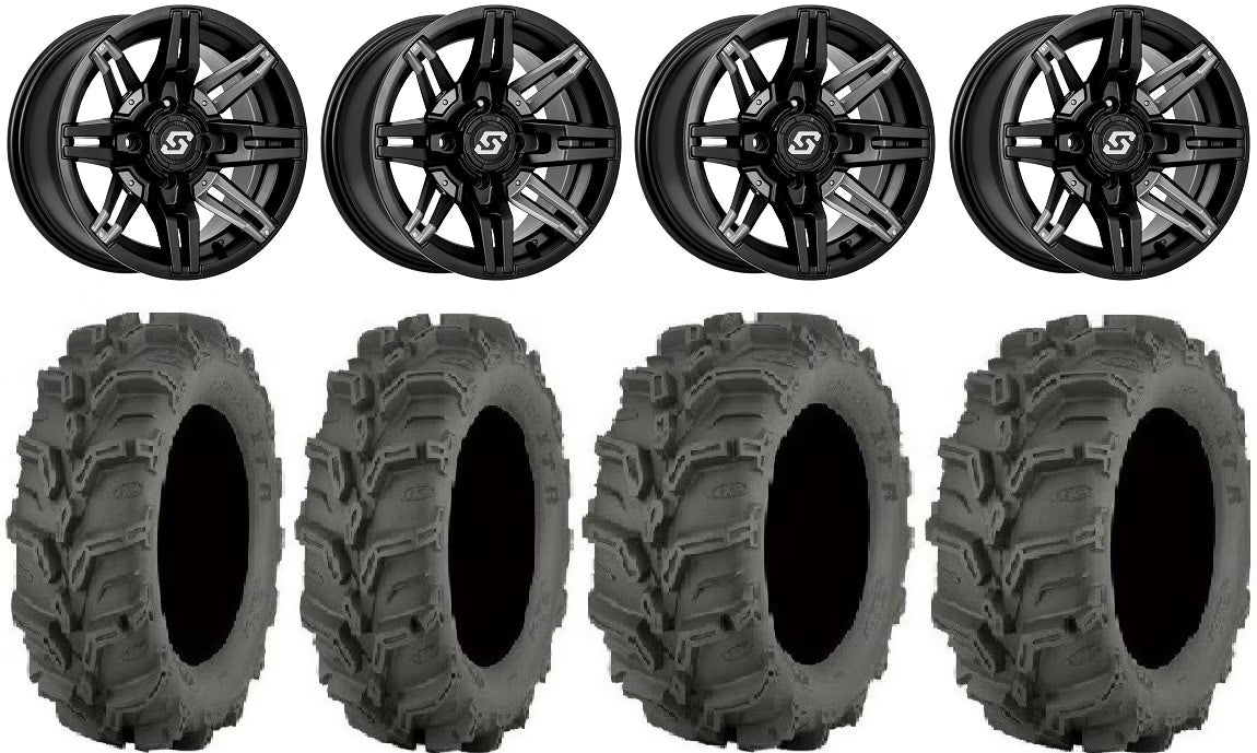 14" Wheels Black 27" Mud Lite XTR Tires K506000
