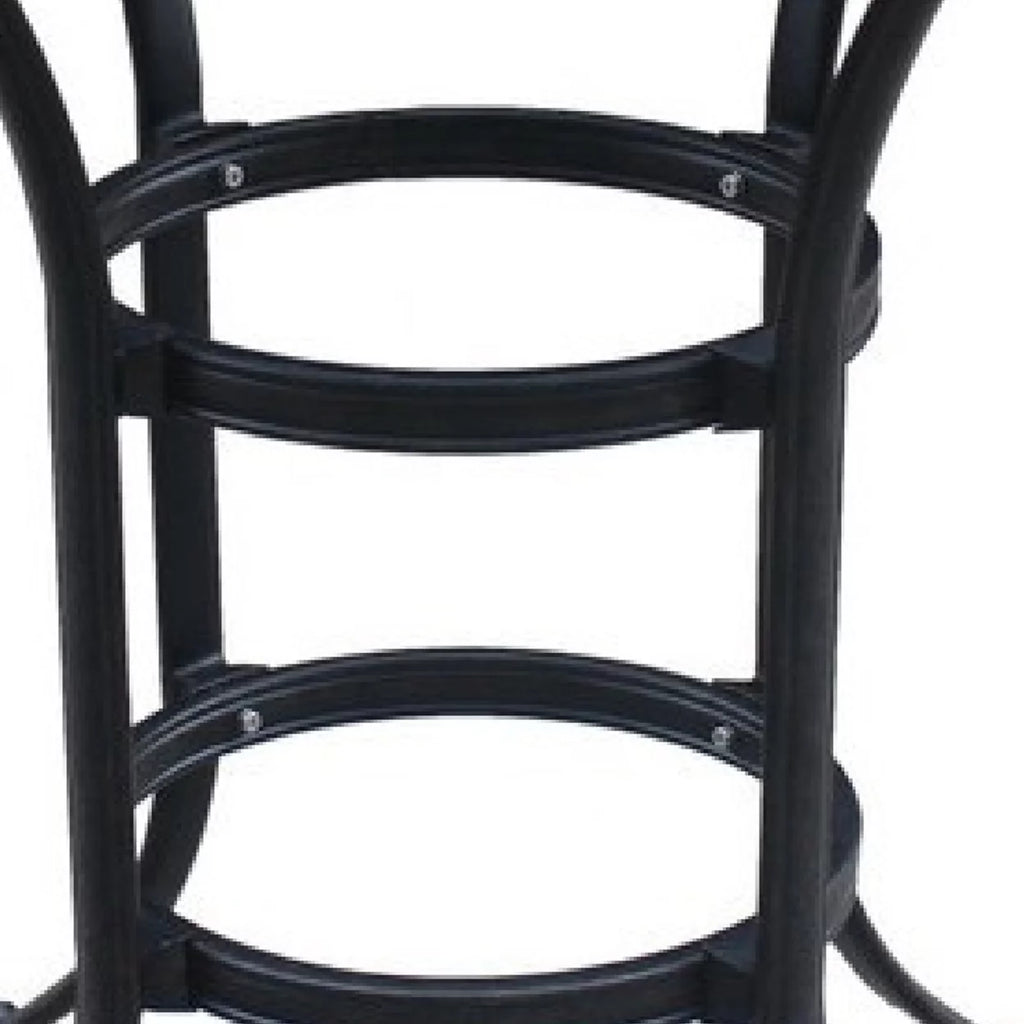 42" Aluminum Round Bar Table with Umbrella Hole N66546