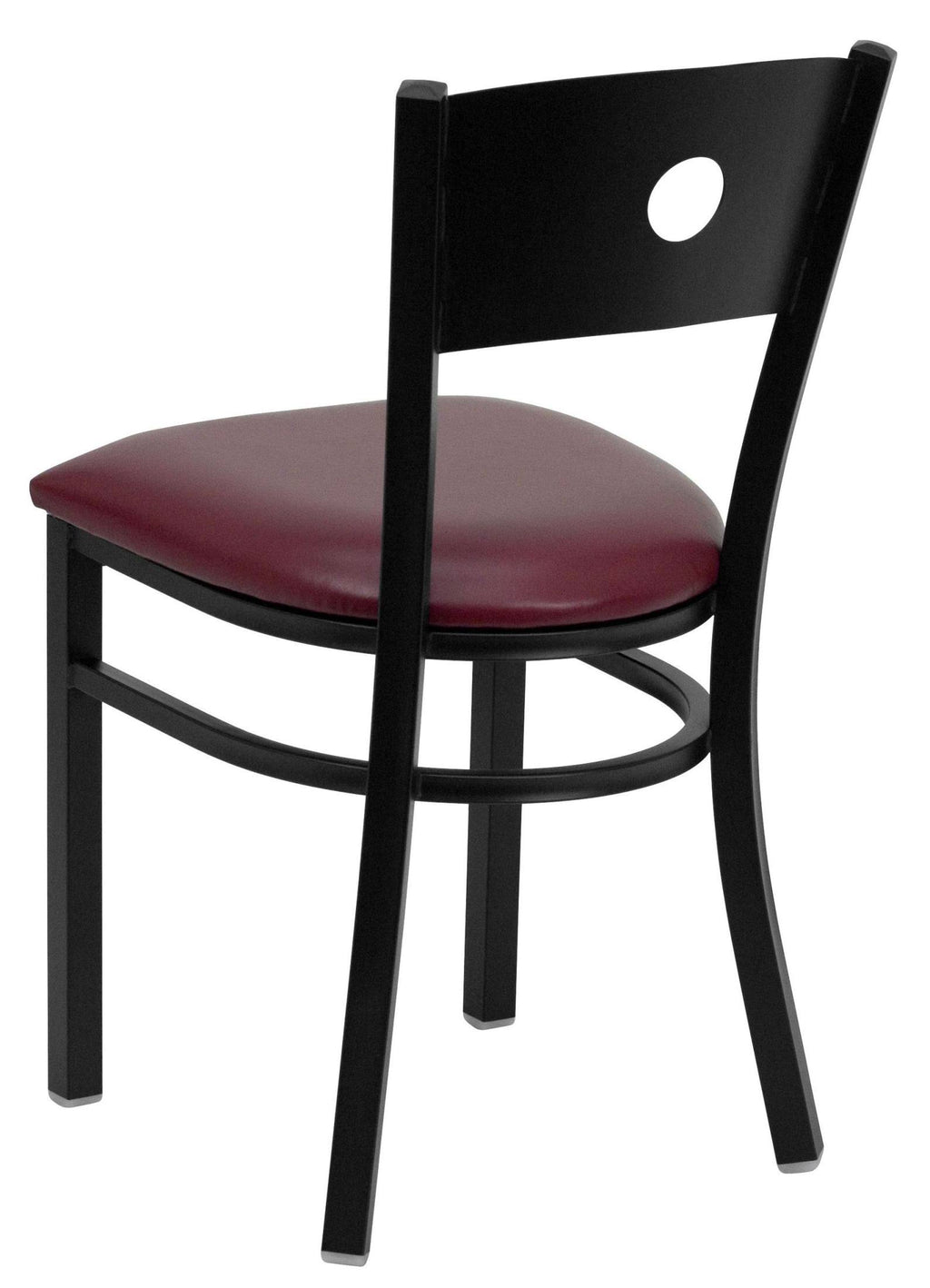 Black Metal Restaurant Chair P240