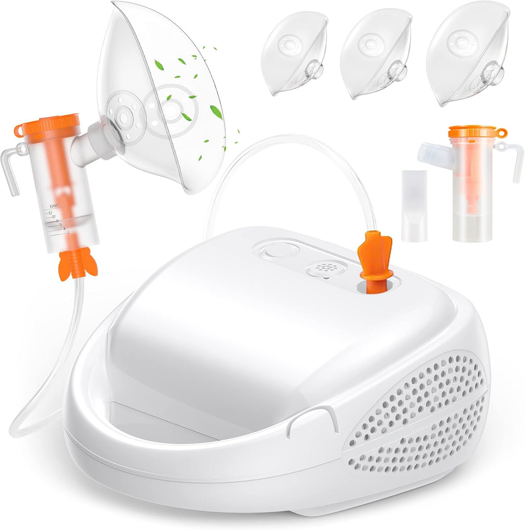 Adjustable Desktop Nebulizer Machine with 3 Masks and 1 Mouthpiece I68313