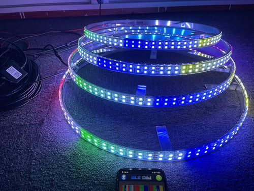 17.5'' Double Row LED Wheel Ring Light IP68 Bluetooth N79896
