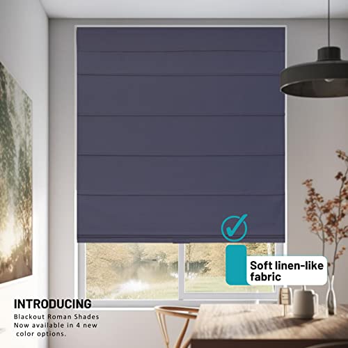 Blackout Roman Window Shade, 33" W X 64" H X561