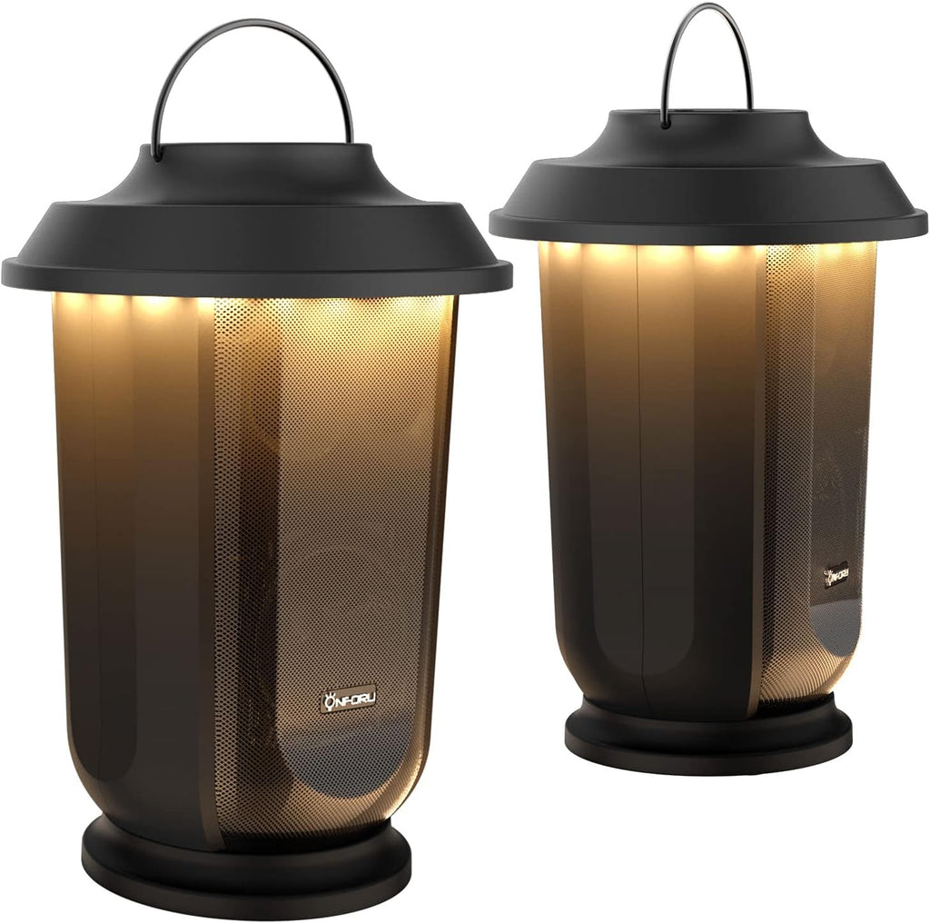 Outdoor Bluetooth Speaker with LED Lights, 2 Pack Y482328