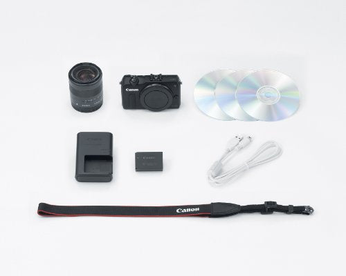 Black 18.0 MP Compact System Camera with 3.0-Inch LCD and EF-M22 STM Lens X855219