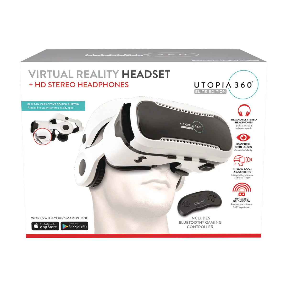 Virtual Reality Headset With Stereo Headphones A72132