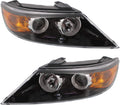 Headlight Assembly Set of 2 Halogen O187