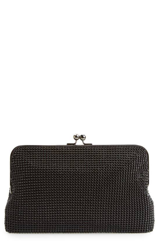 Black Mesh Clutch Y45238