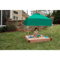 Composite Square Sandbox Kit with Telescoping Canopy P41401