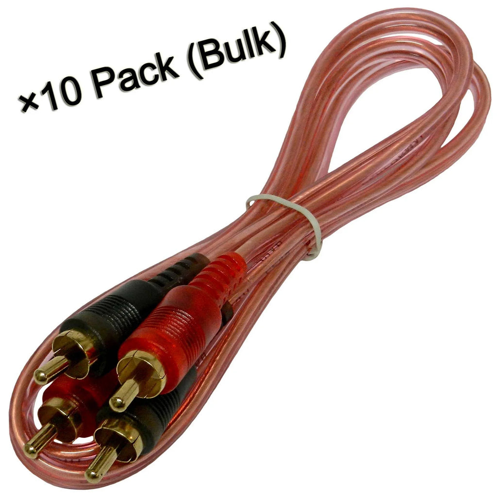 Interconnect RCA Audio Cables 10 Pack K24405