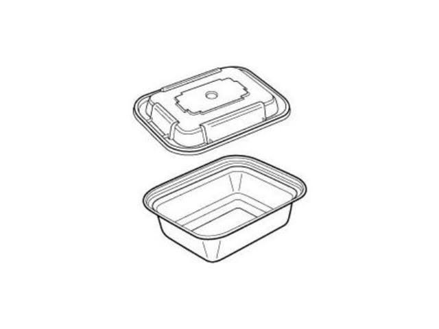 Black/Clear 12oz VERSAtainers, 150/Carton E10669