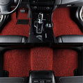 Black Red 3 Piece Rubber Car Floor Mats Q27242