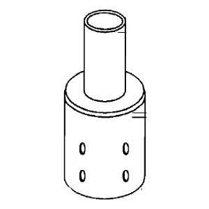 Pole Adaptor for 2 3/8 Tenon to 4 Round Pole B26972