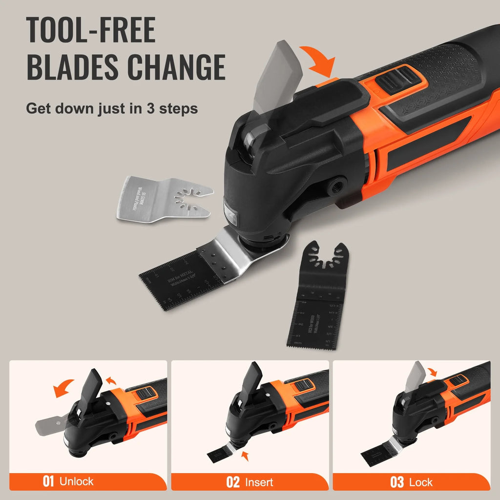 Oscillating Multi Tool 6 Variable Speeds T79242