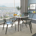 Grey Wicker Propane Fire Pit Table & Lid T921993
