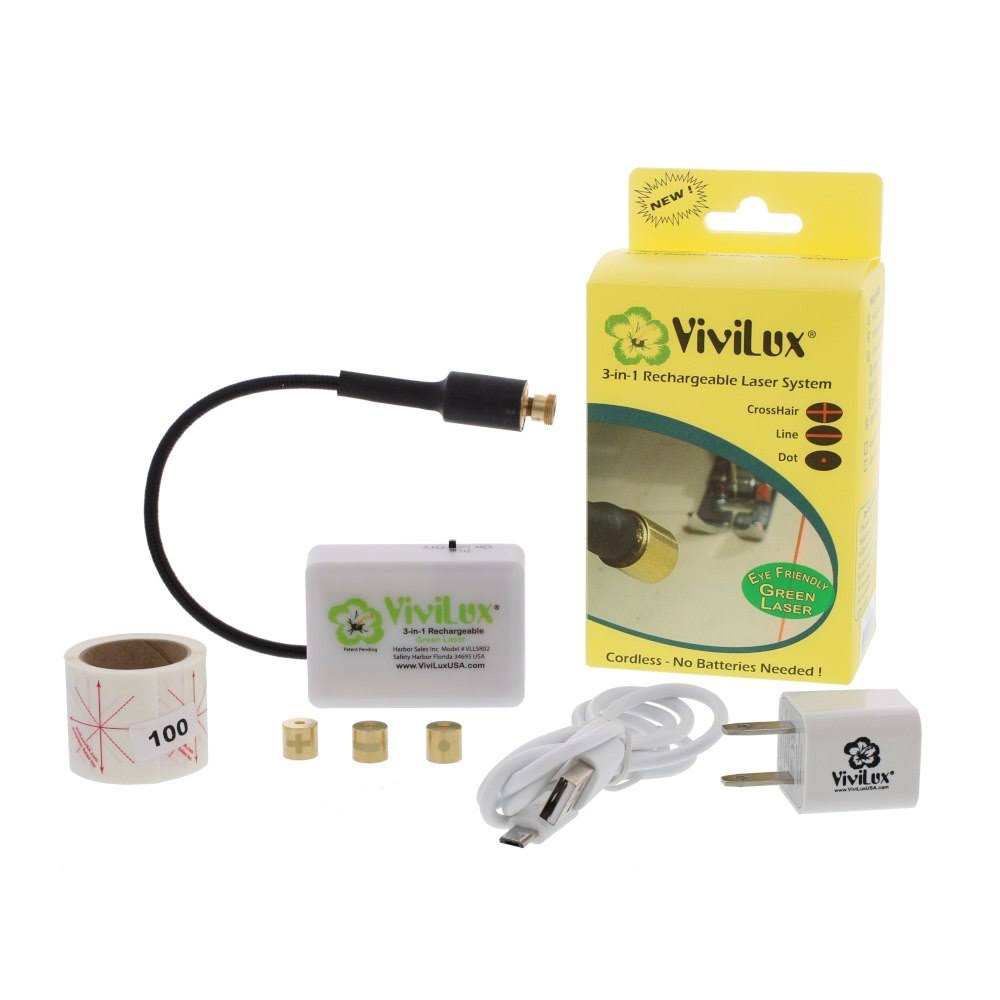 3-in-1 Rechargeable Green Laser System P1845