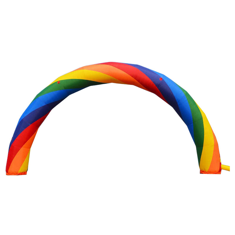 39.4ft Inflatable Rainbow Advertising Arch Oxford Cloth with Fixed Rope E767