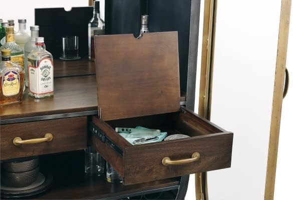 Black Wine & Bar Cabinet B93126