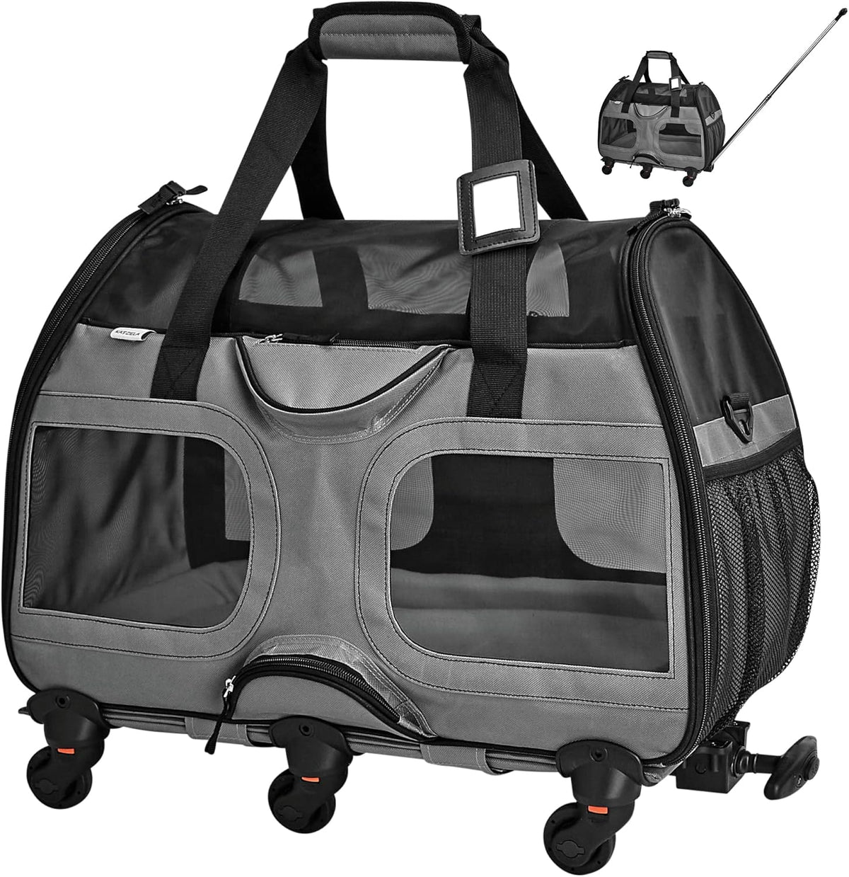 Airline Approved Soft Sided Pet Carrier with Wheels M23323