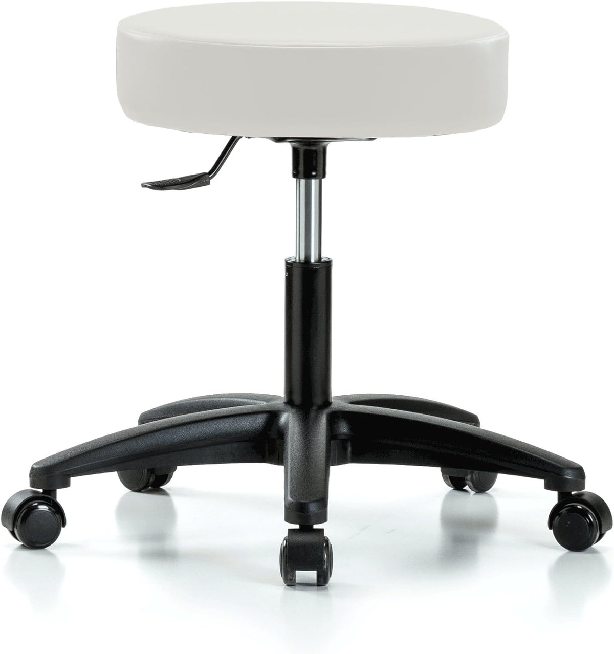 Rolling Swivel Stool with Foot Ring, Counter Height, Cinder Fabric Y6930