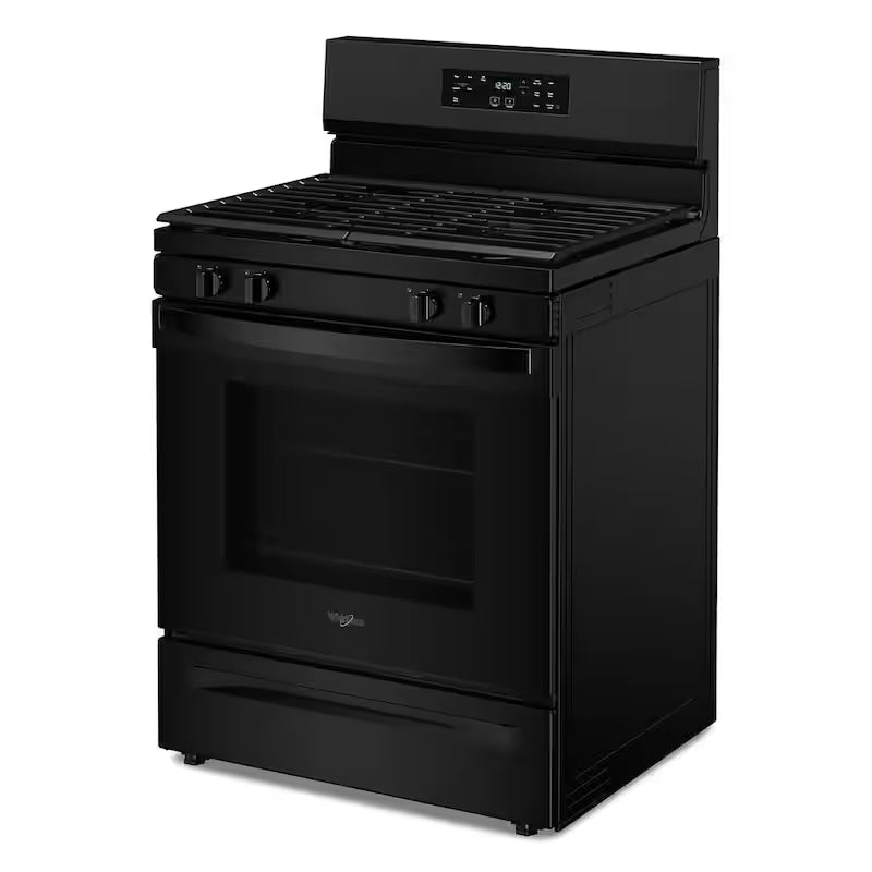4 Burners Freestanding Gas Range in Black T146