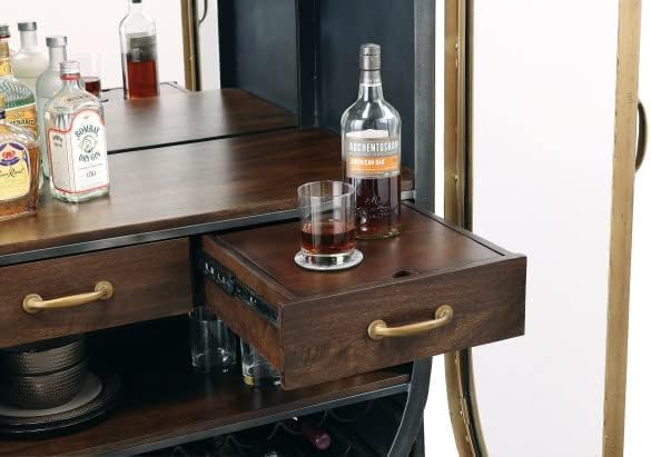 Black Wine & Bar Cabinet B93126