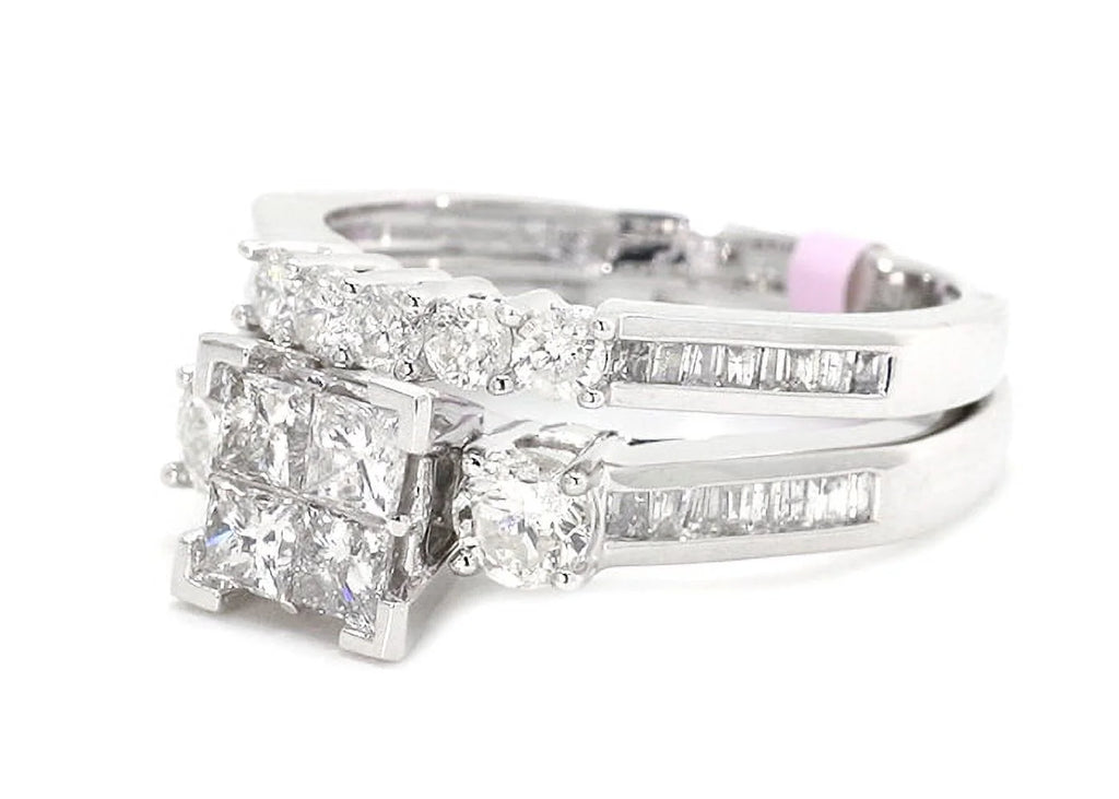 Princess Cut Diamond Engagement Ring Z913