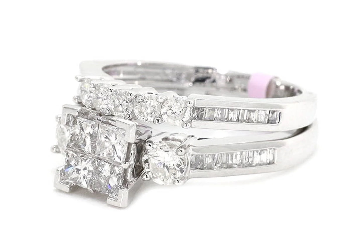 Princess Cut Diamond Engagement Ring Z913