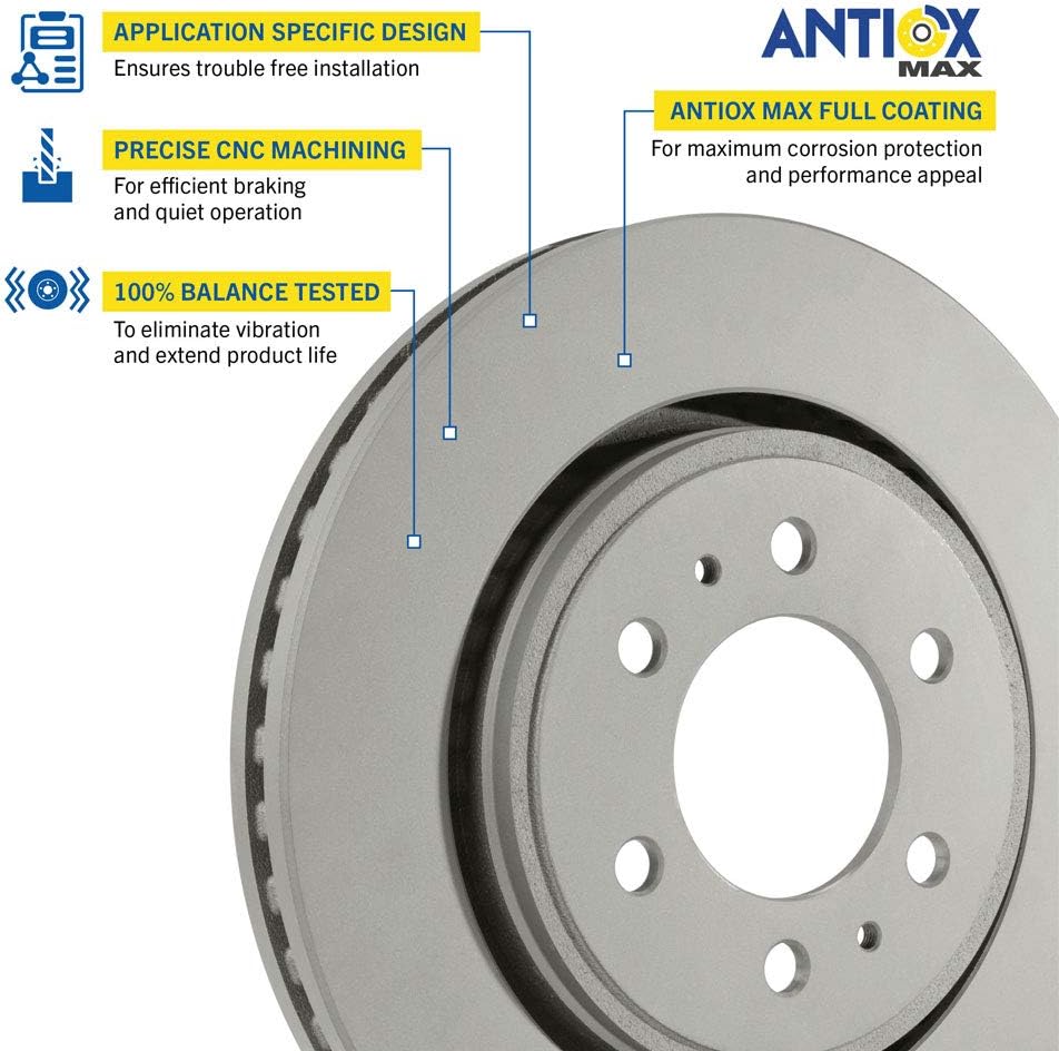 Front Brake Rotor Pack of 2 L383