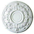 White Gothic Floral Ceiling Medallion T4474