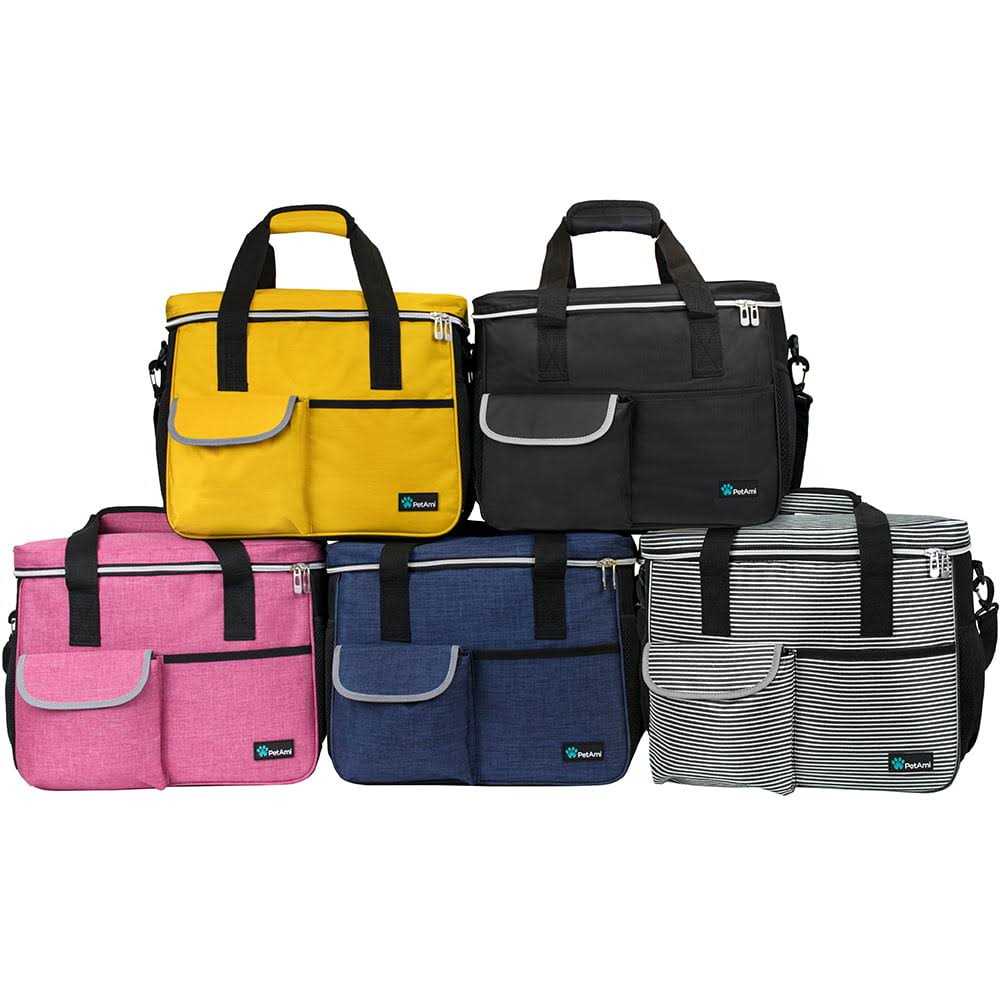 Dog Travel Bag with Food Container and Bowls A947335