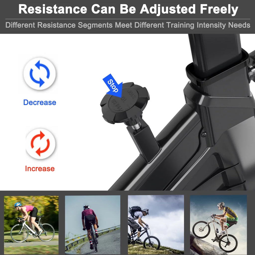 Indoor Cycling Stationary Bike Belt Drive Adjustable Resistance H589