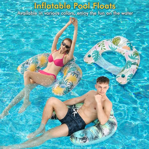 Inflatable Pool Floats with Two Cup Holders X404
