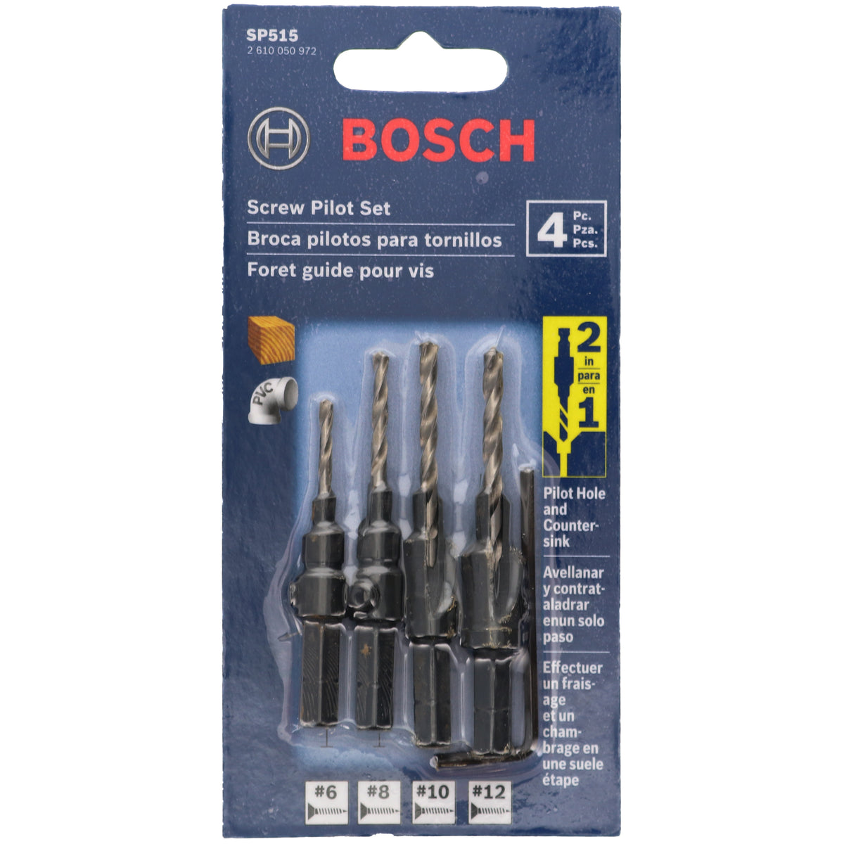 5-Piece HEX Shank Countersink Screw Pilot Set G357605