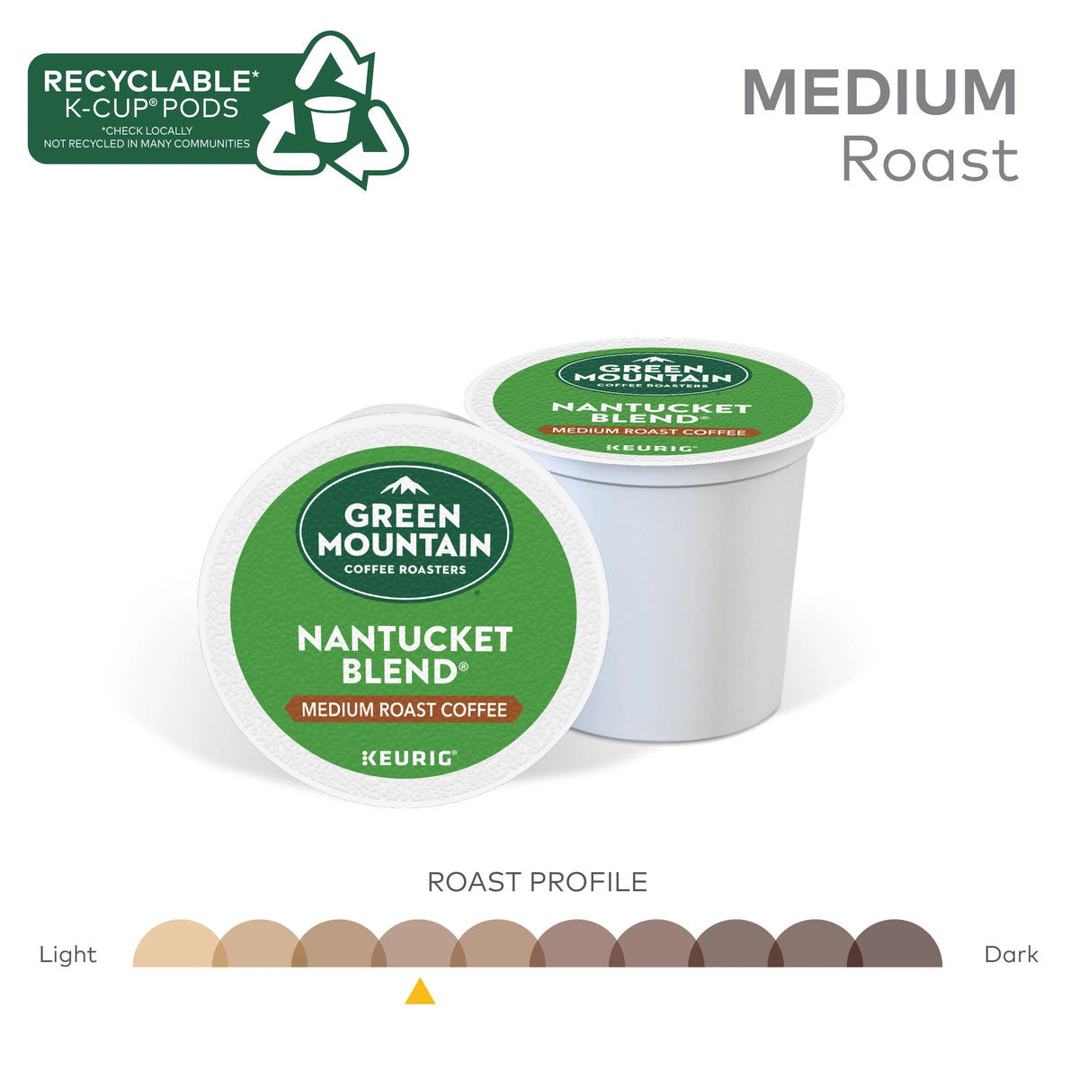 Medium Roast K-Cup Coffee Pods, 24 Count O89552