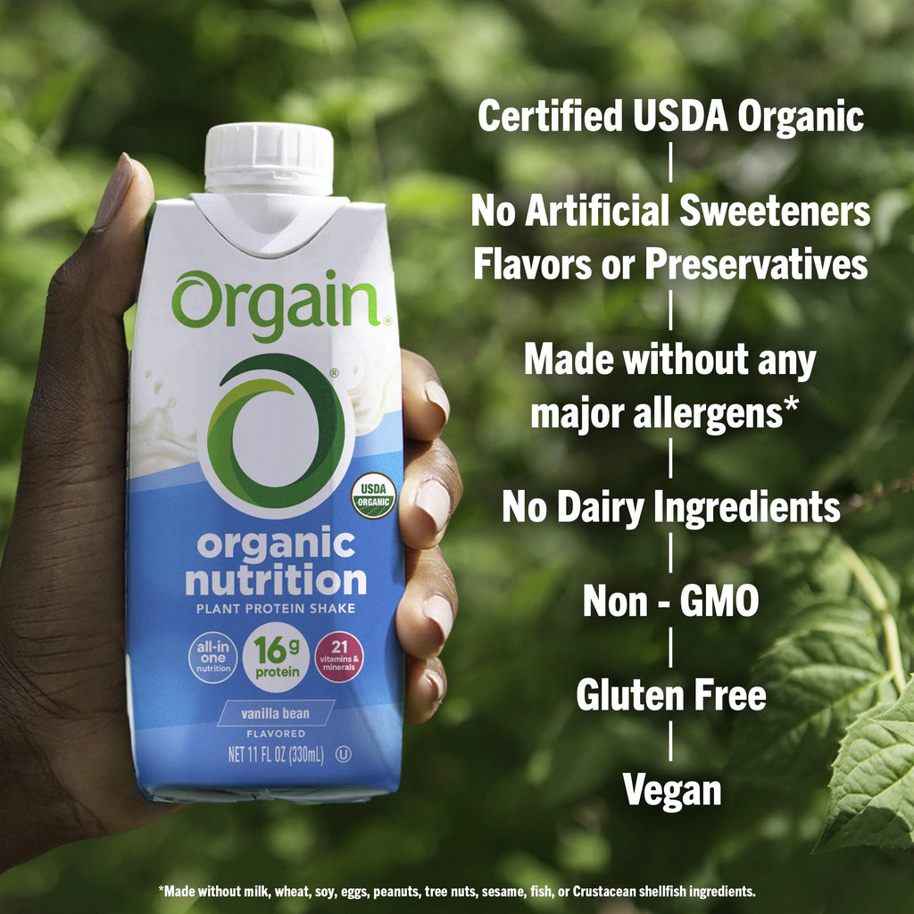 Vanilla Bean 11oz 12ct Plant Based Vegan Protein Shake S156