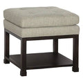 20.5x22 Tufted Square Storage Ottoman M23434