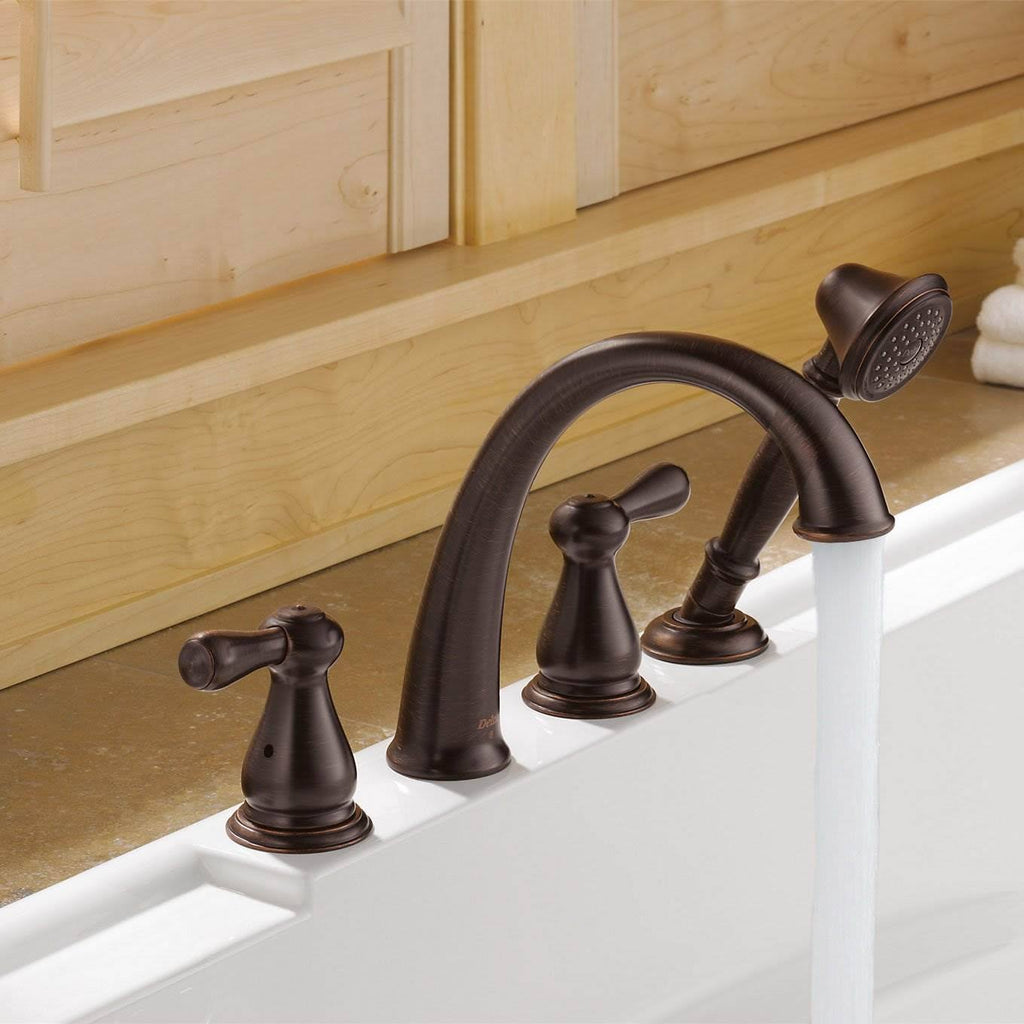 Venetian Bronze Roman Tub Faucet Trim with Hand Shower K887