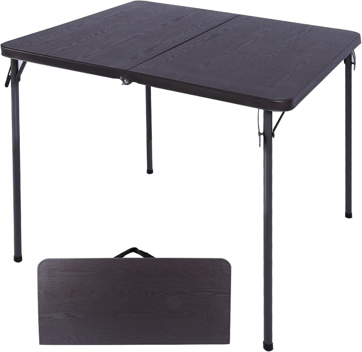 Square Folding Card Table with Collapsible Legs Y524
