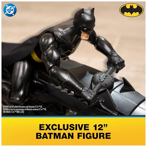 Batman Remote Control Batcycle with 12" Batman Action Figure Y6850