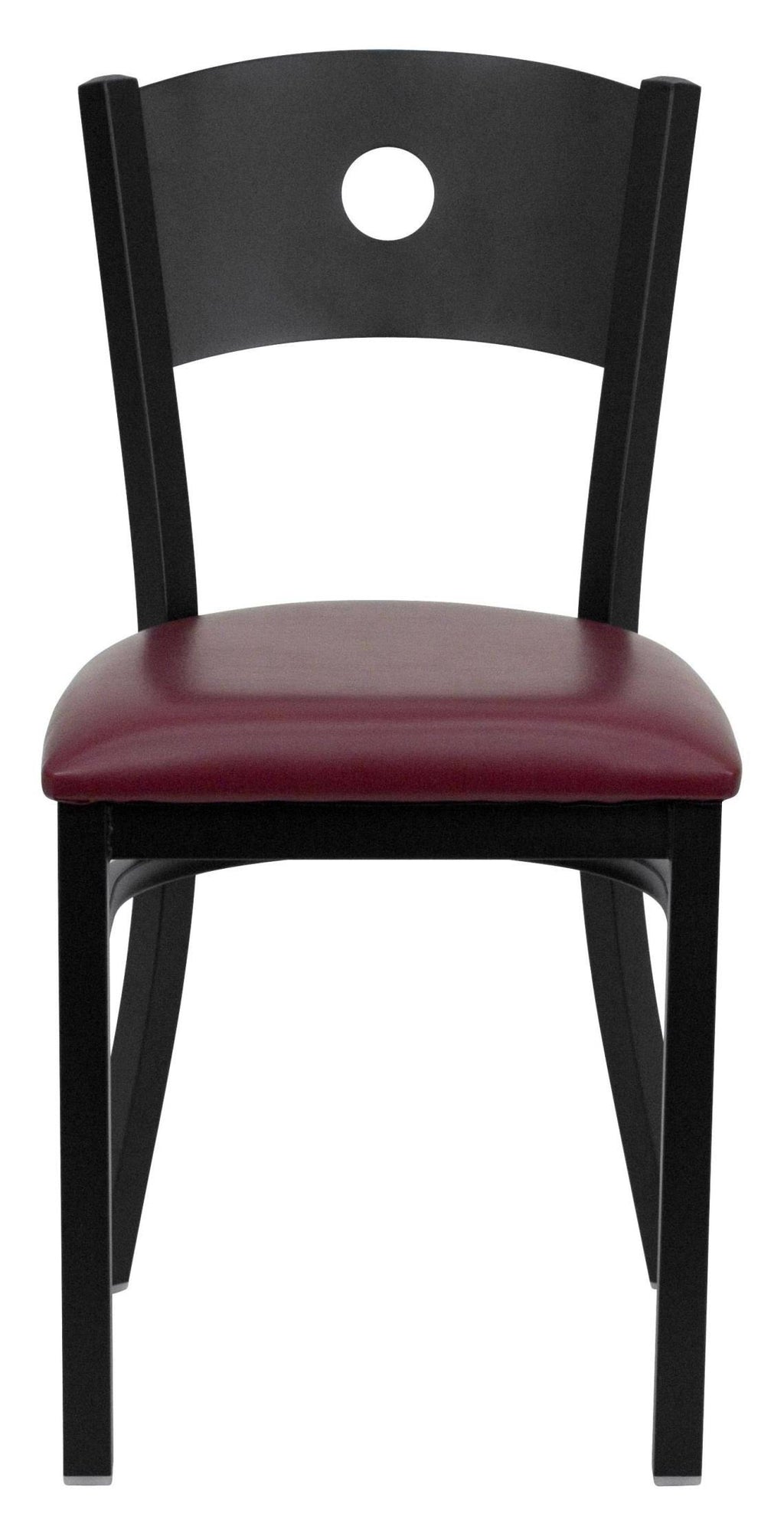 Black Metal Restaurant Chair P240