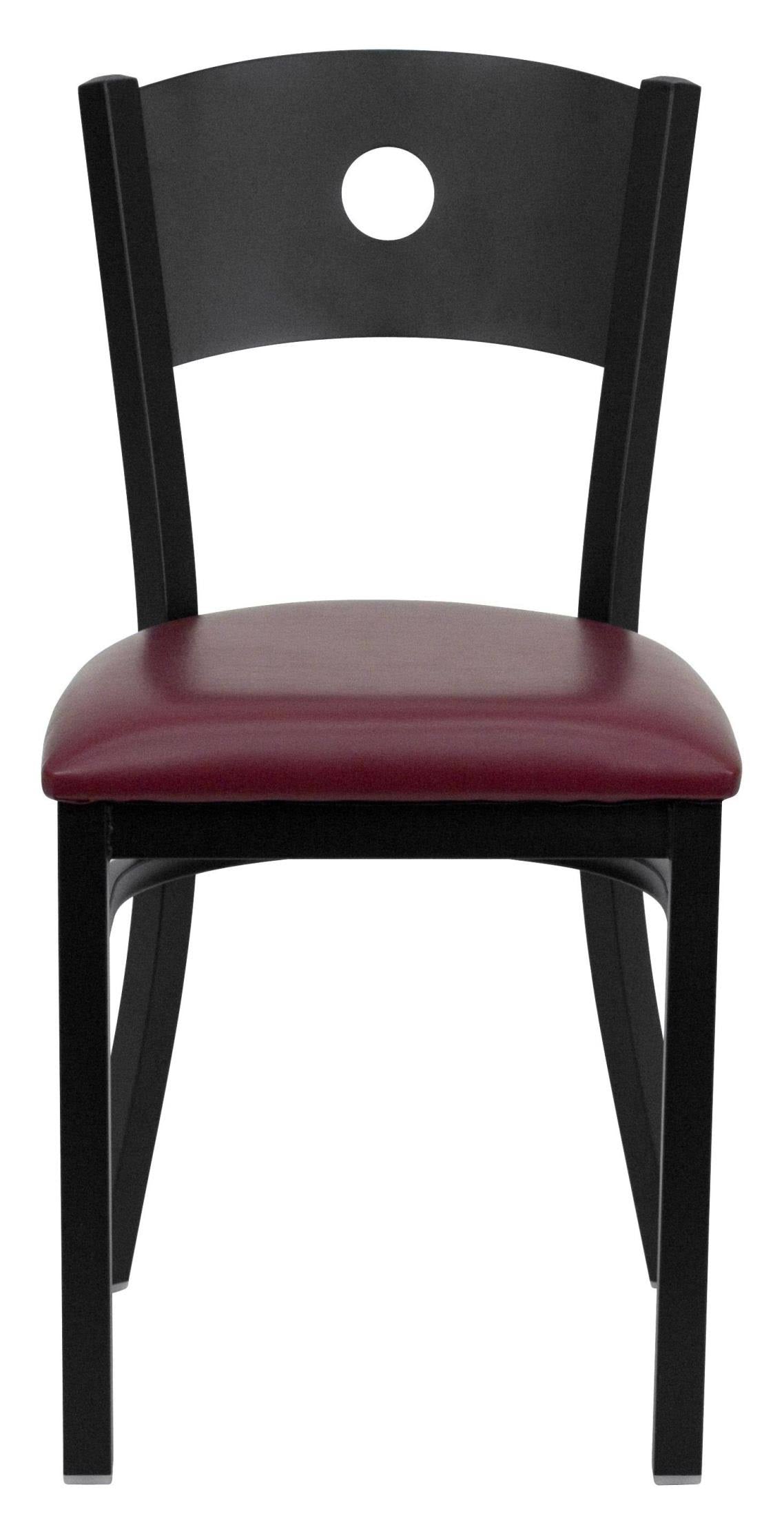 Black Metal Restaurant Chair P240
